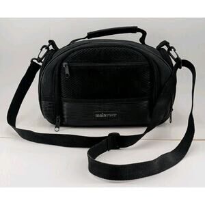 Mainstays Padded Inside Black Nylon Camera Bag w/3 Outside Compartments